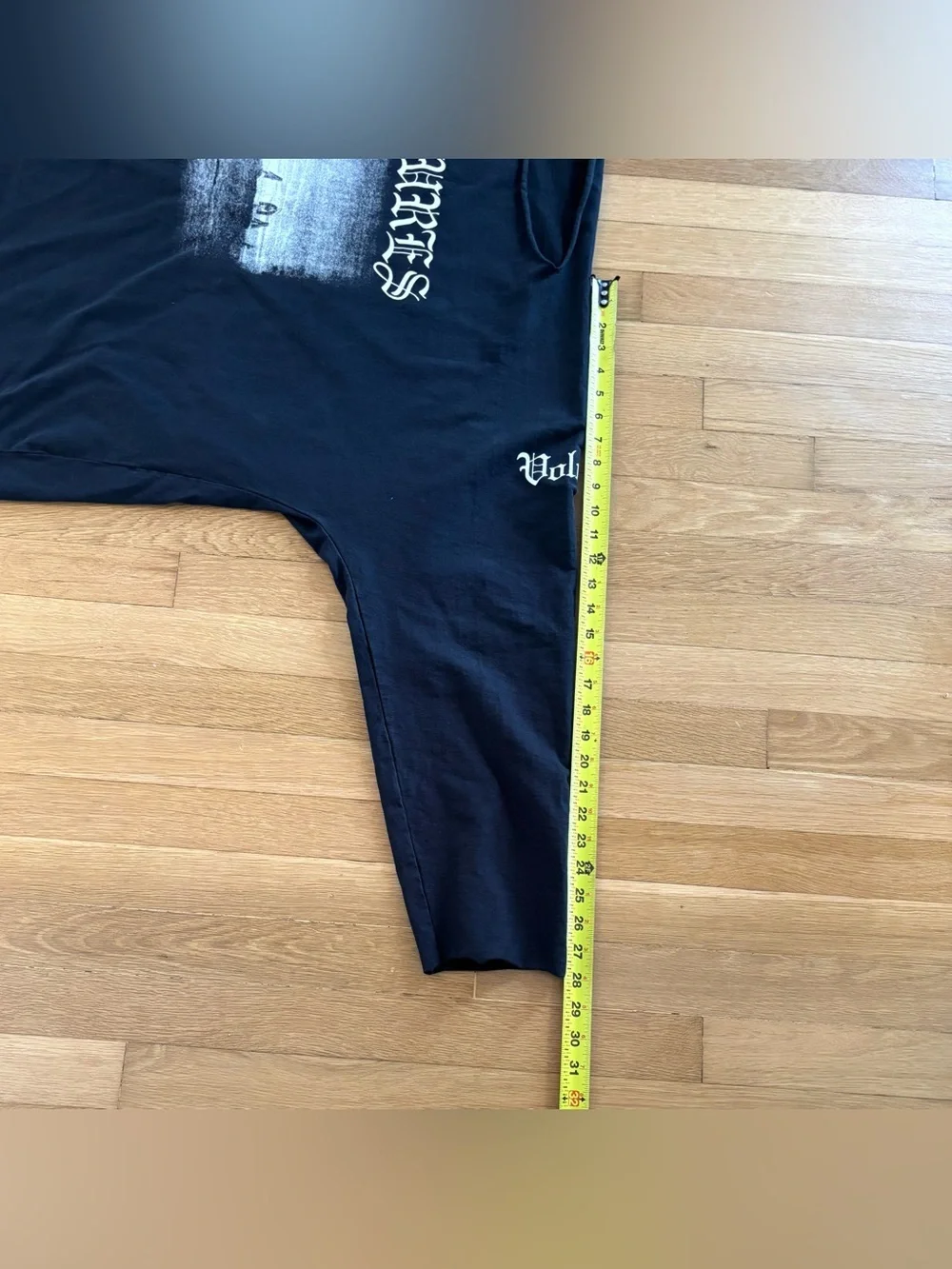 Kanye West Vultures Long Sleeve Shirt Black Size 3 YZY Ye Merch Large XL Boxy